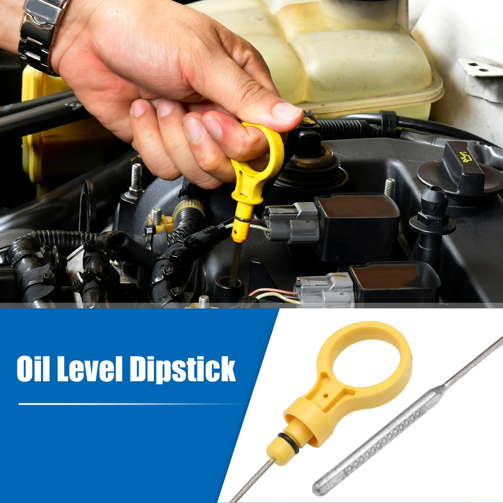 Engine Oil Level Indicator Dipstick OEM Replacement for Chevrolet Express 1500 (2003–2023)