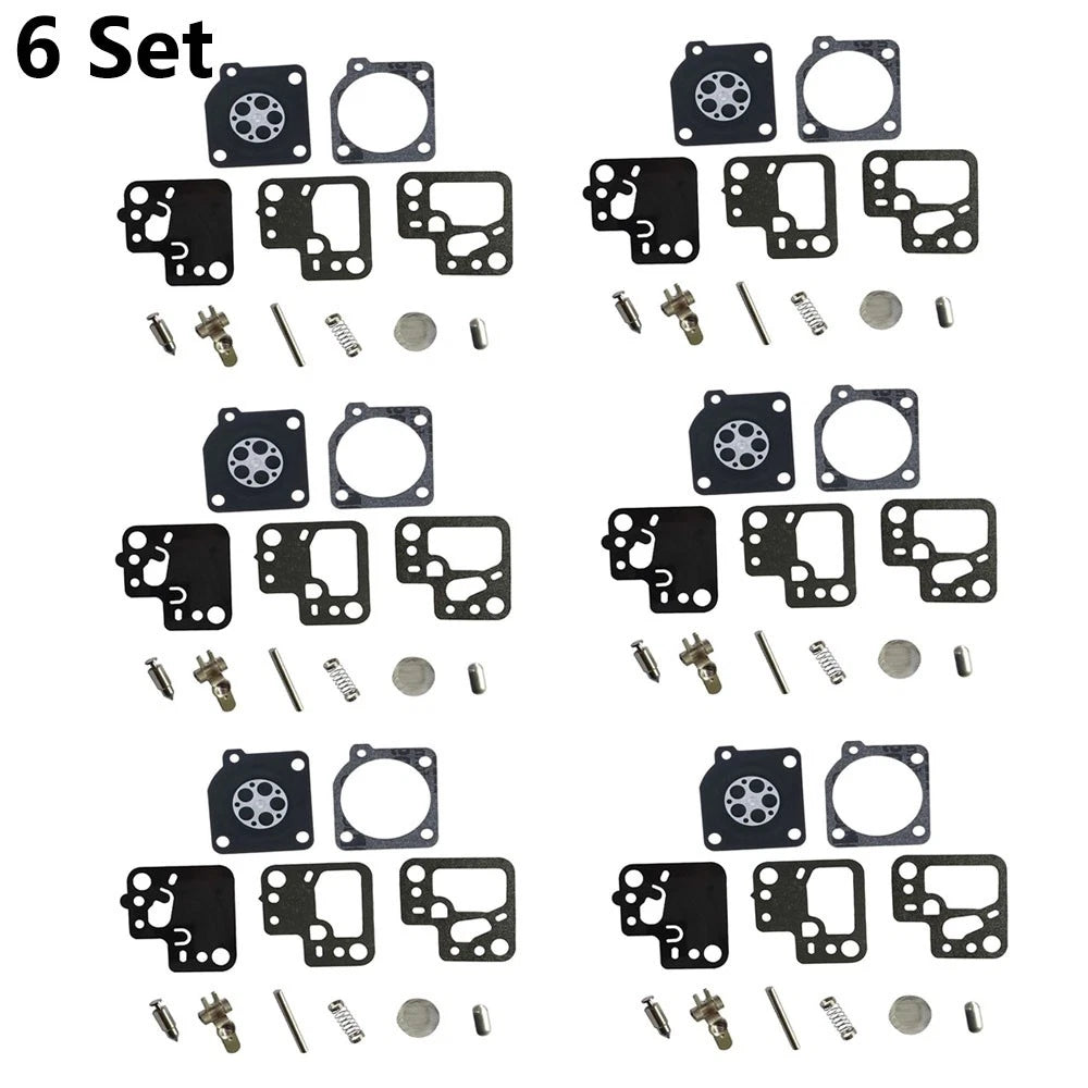 Set of 6 Carburetor Gasket Kit for Stihl HS46 HS56 (ZAMA RB-186 C1T-S195)