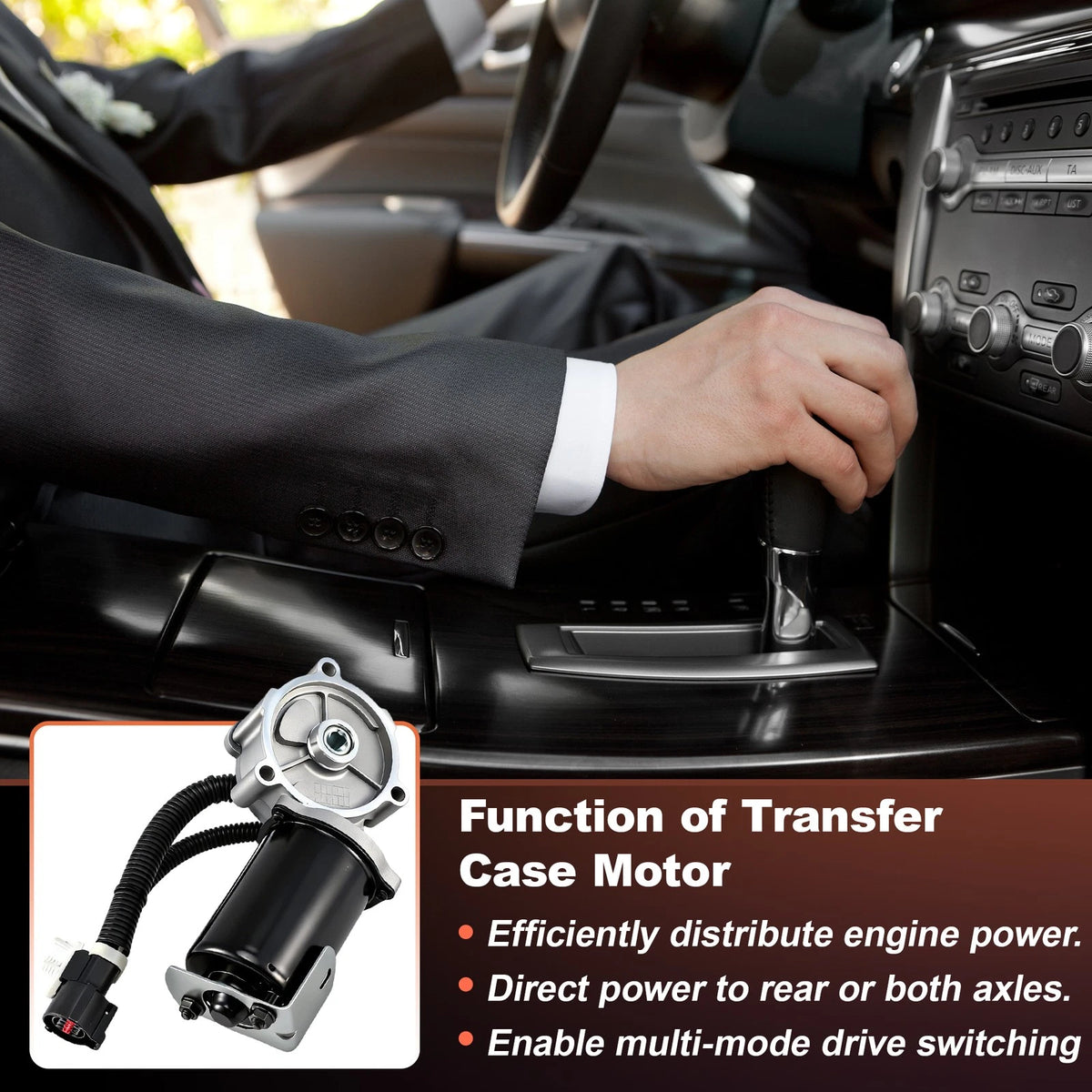 Transfer Case Shift Motor for Ford Ranger (2006–2011) 6L5Z7G360AA/600-931