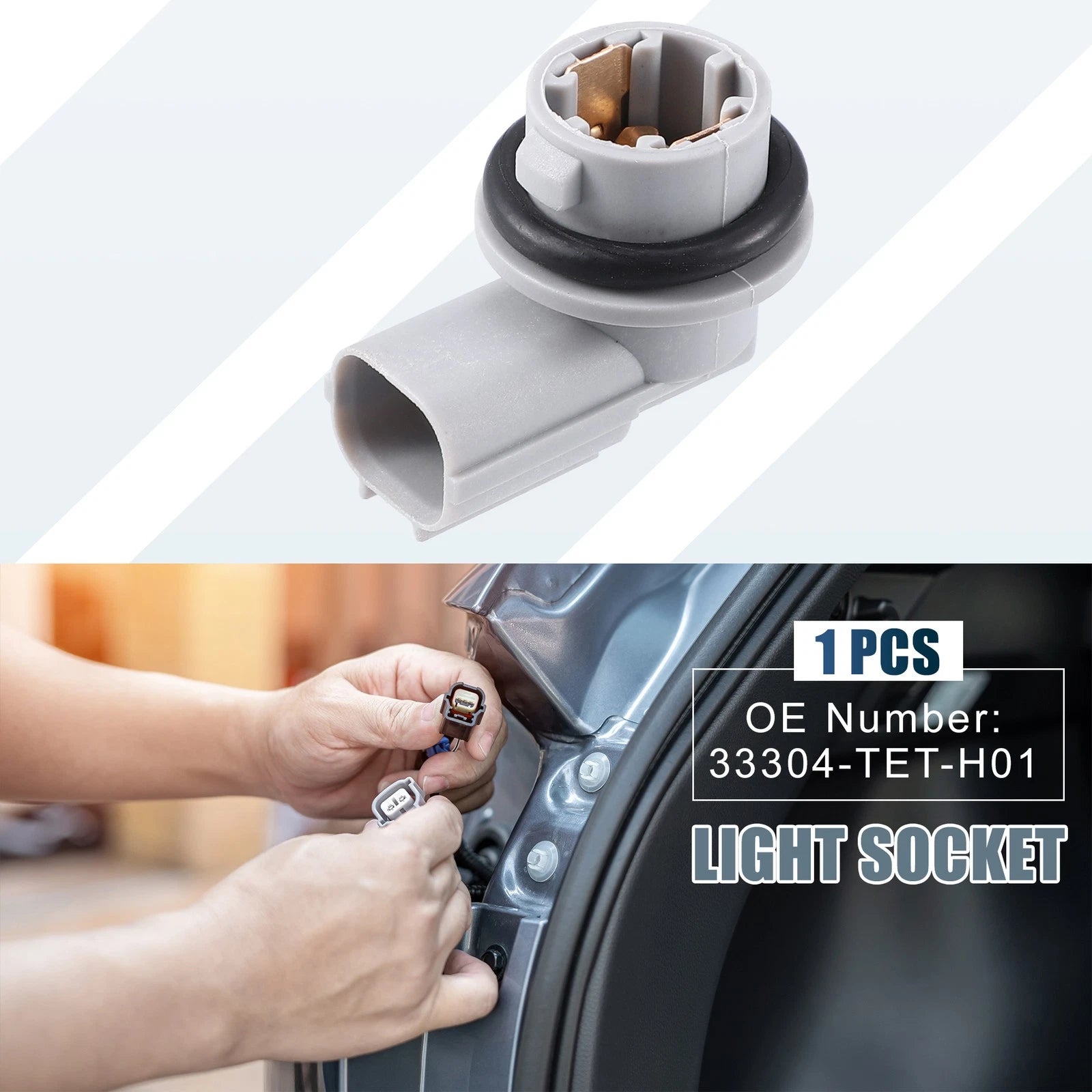 Side Marker Light Lamp Bulb Holder for Honda Civic (2016–2021)