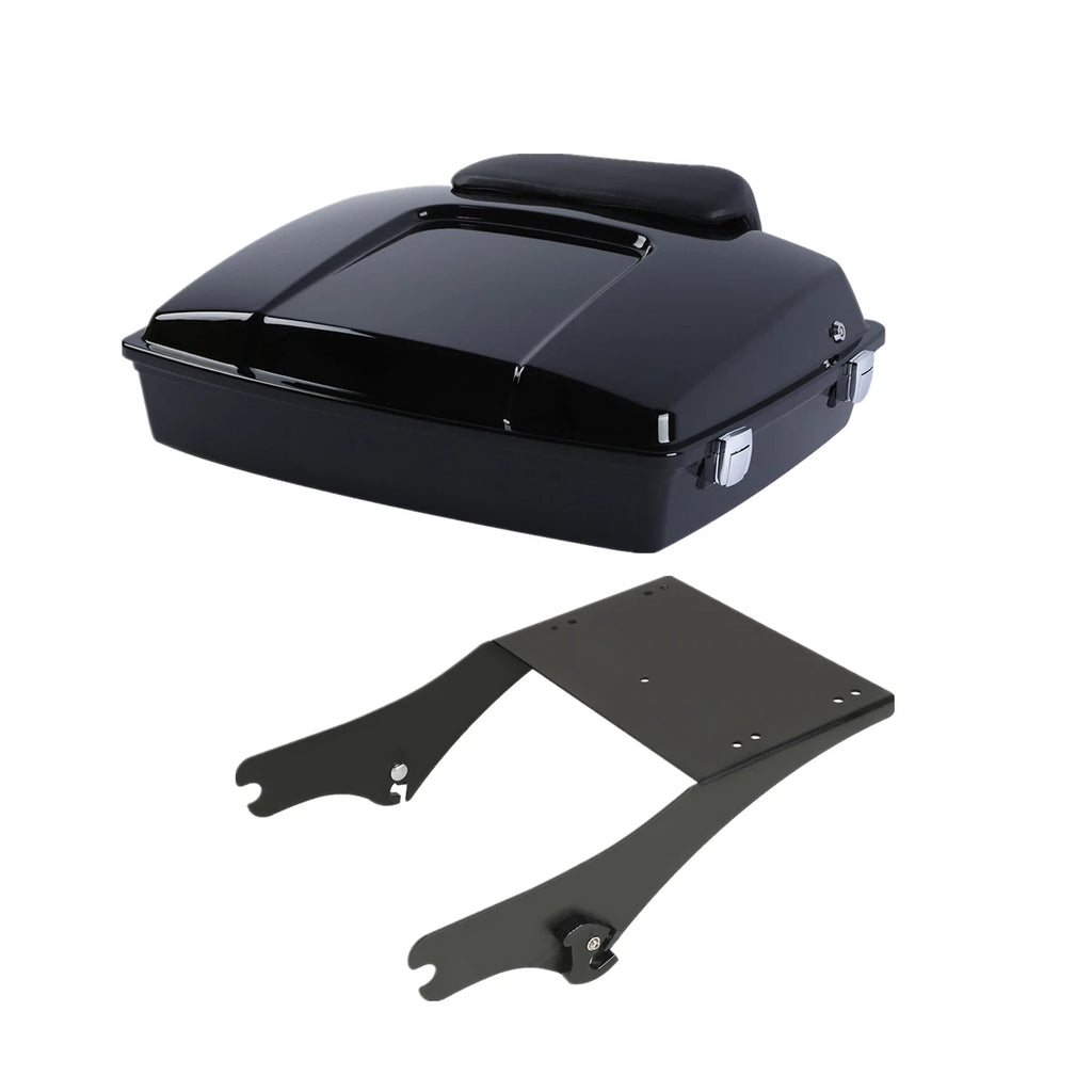 Razor Trunk Pack Backrest Mount Rack for Harley Road King Electra Glide (1997–2008)