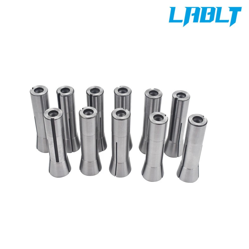 Set of 11 R8 Collets 1/8" to 3/4" for CNC Machines