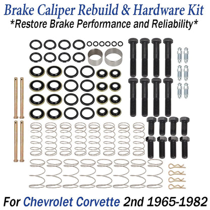 Brake Caliper Rebuild Kit for Chevy Corvette (1965–1982) w/Tool