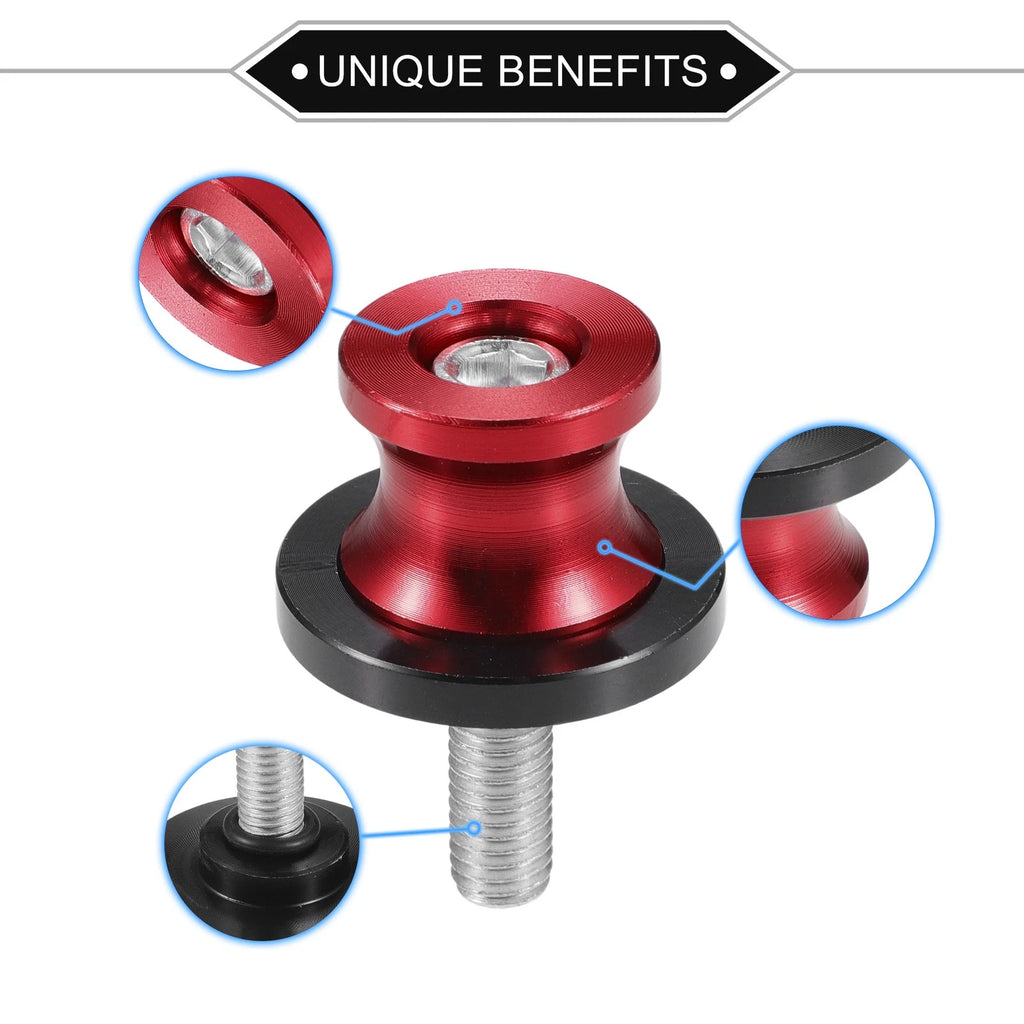 Motorbike Swingarm Spools 8mm CNC Pair for Universal Fit (2000–2025)