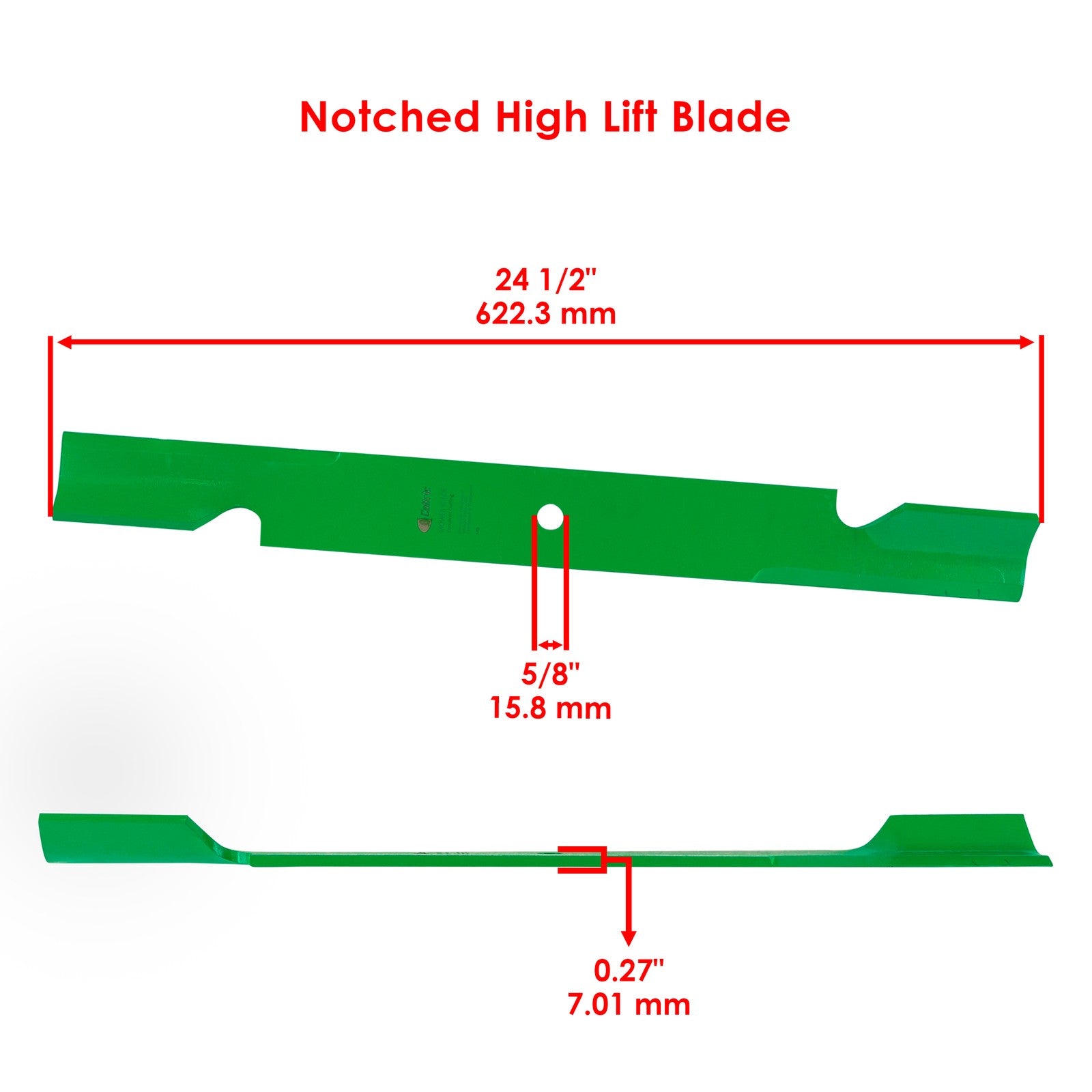 Deck Blade with Bolts 72 Inch Replacement for Scag (2005–2015)