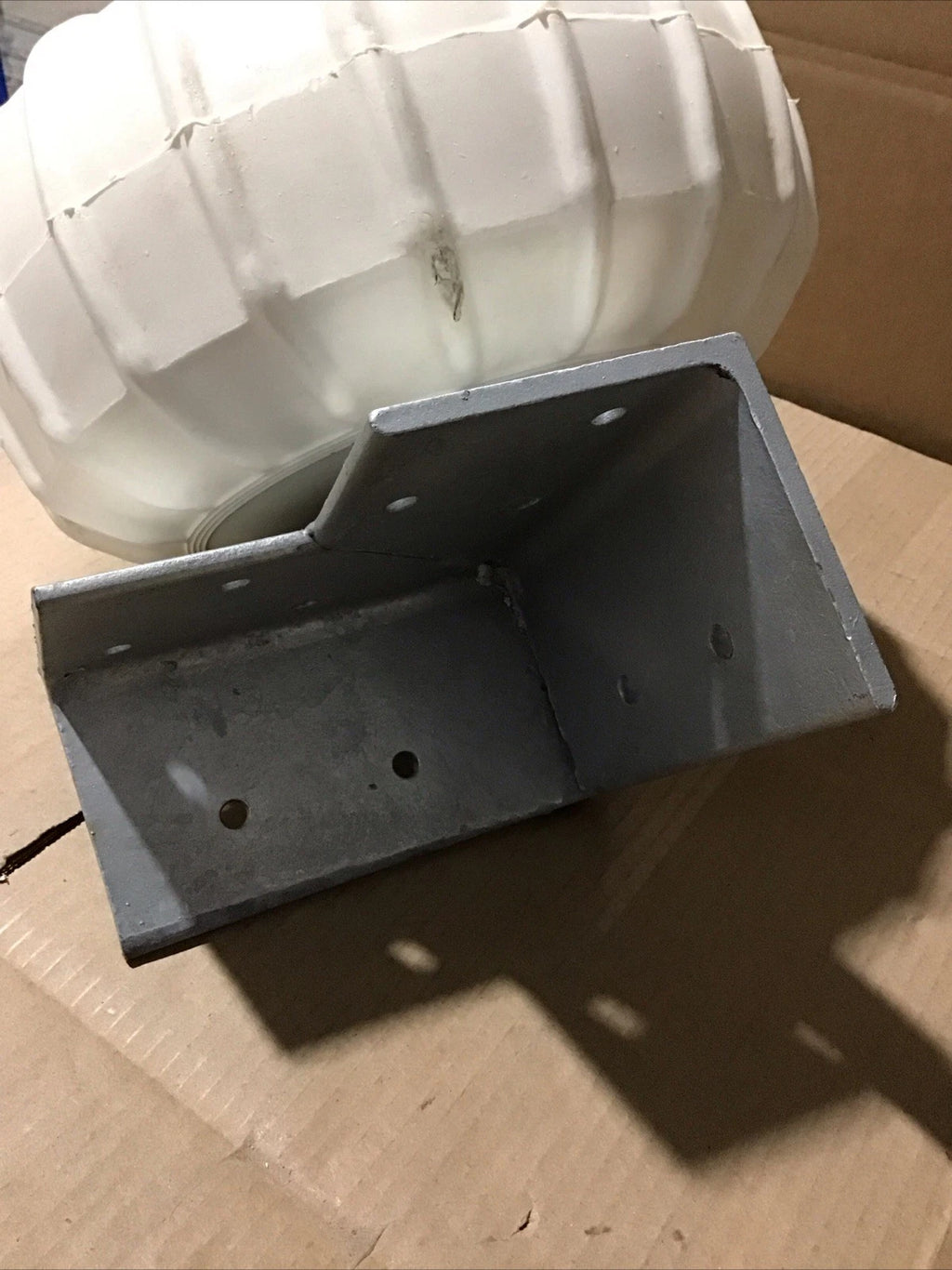 Cal-June 12" Dock Wheel Bumper with Corner Bracket 5000-C for