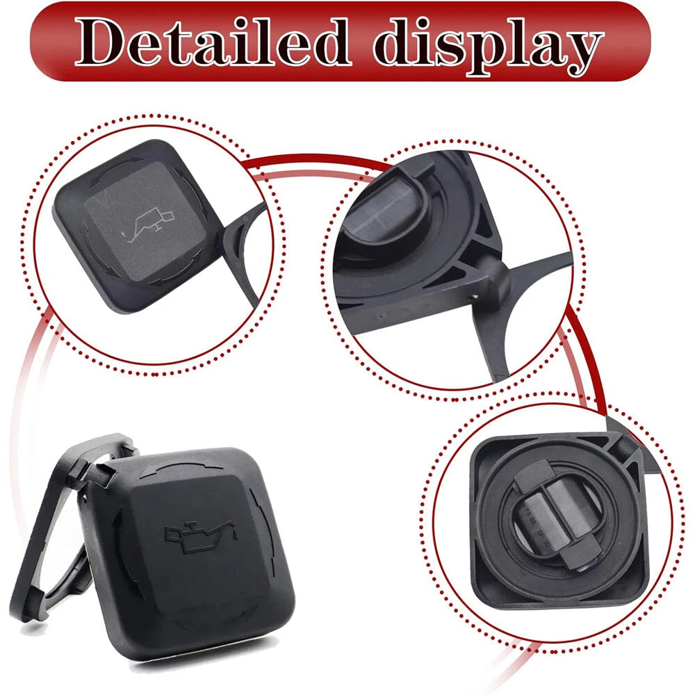 Engine Oil Filler Cap for BMW E46 E36 E34 E39 E60 E90 E91 (1998–2013)