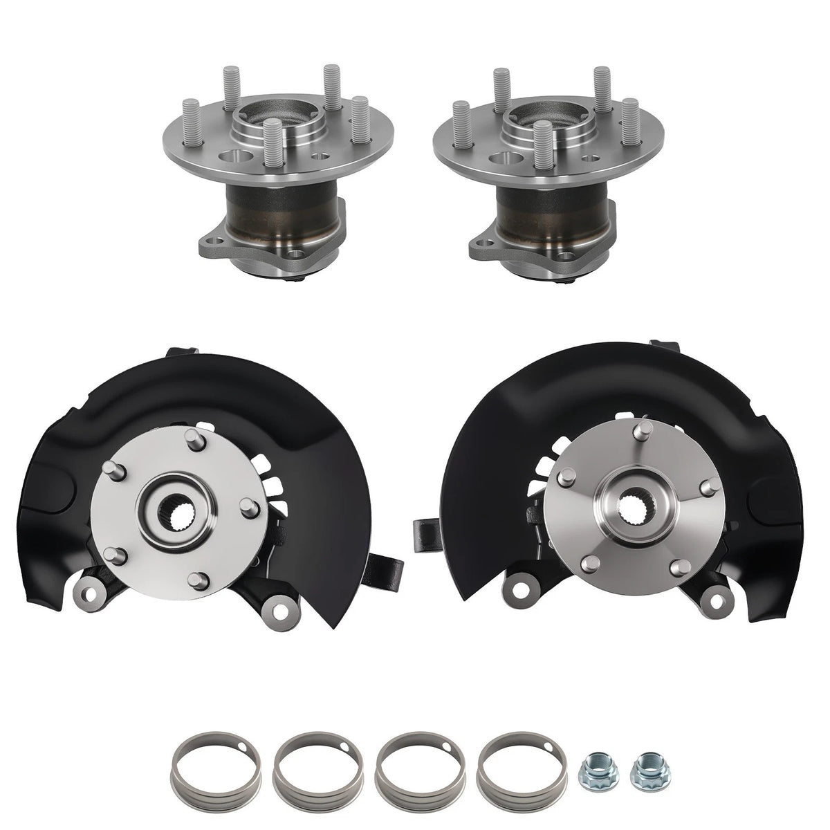 Front Loaded Knuckle + Rear Hub Bearing for Toyota Camry (2004–2006)