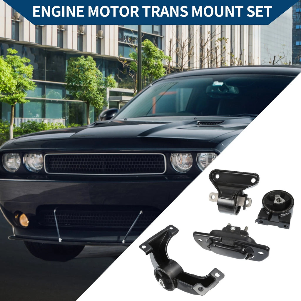 Engine Motor Trans Mount Set for Dodge Avenger 2.4L (2008–2014)
