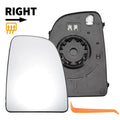 Heated Right Passenger Side Mirror Glass Replacement for Dodge (2009–2019)