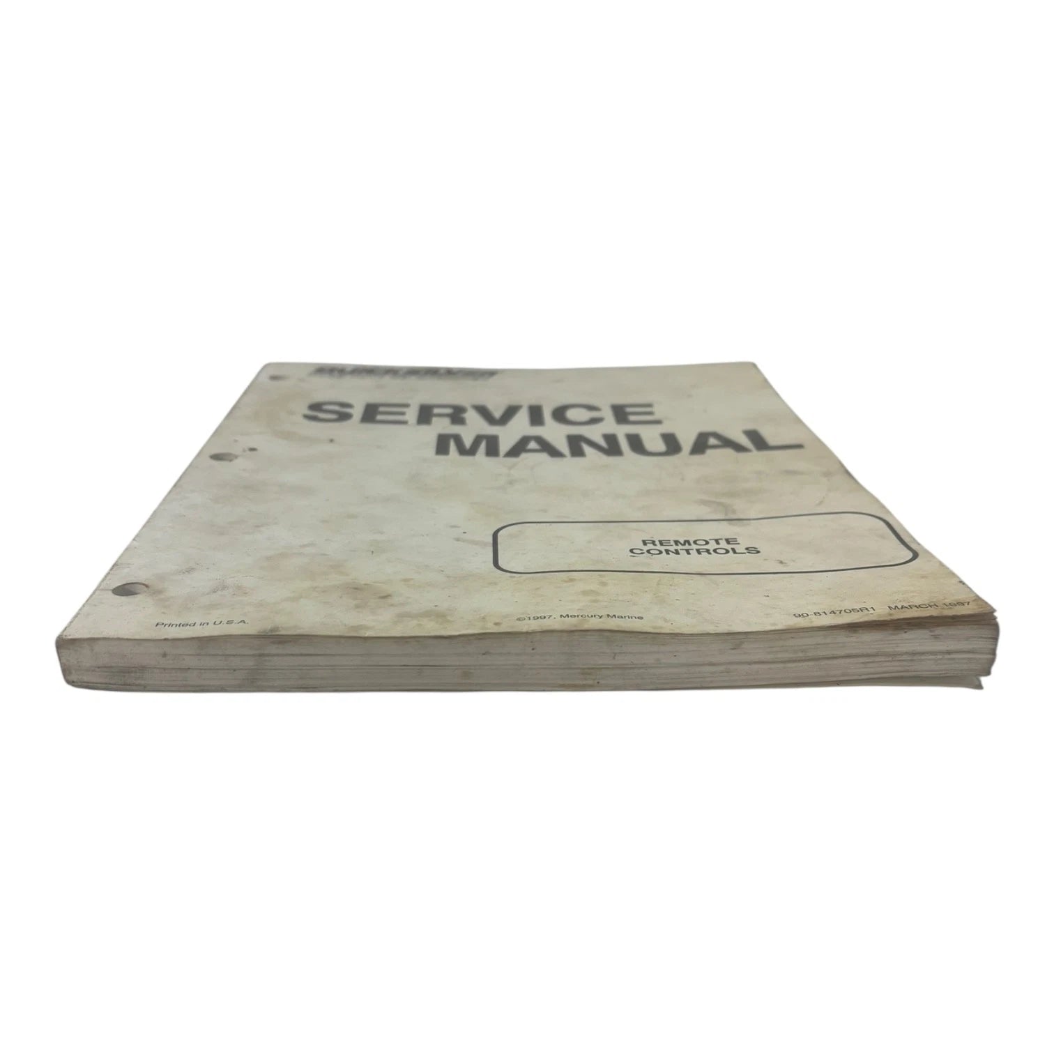 Remote Controls Service Manual for Quicksilver 90-814705R1 (1997)