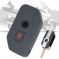 Key Cover Case Parts Replacement Shell Silicone 2 Button Accessories