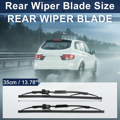 Set of 2 Rear Windshield Wipers for Toyota Sequoia (2001–2007) 8524234011