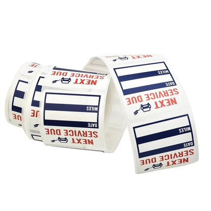 150 PCS Oil Change Service Reminder Stickers for ClearWindow Lite