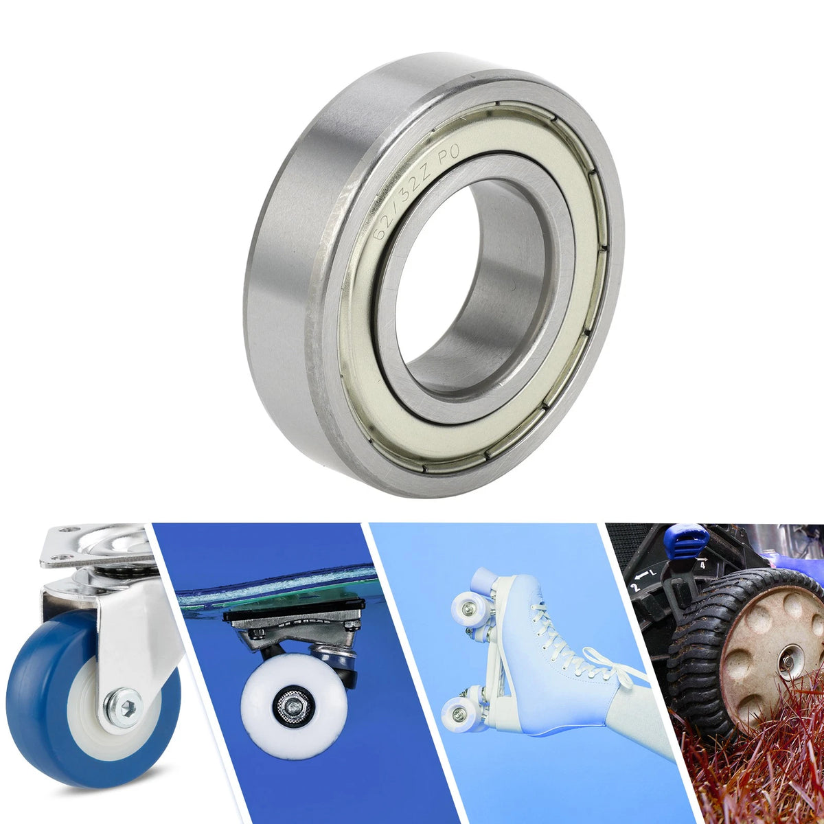 Deep Groove Ball Bearing P0 32x65x17mm for Scooter Skateboard (1 Pc)