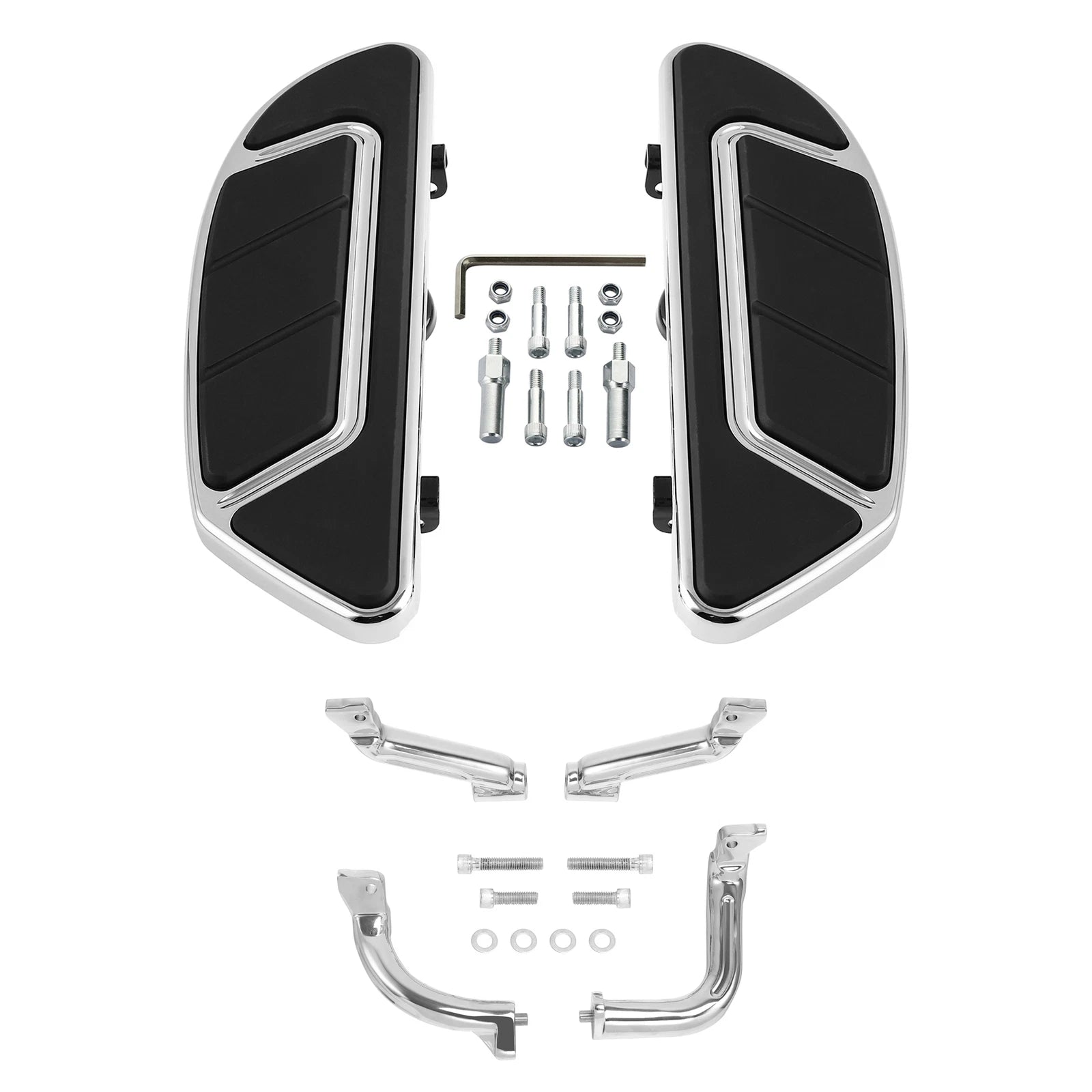Chrome Driver Floorboards Footboard Bracket for Harley Electra Glide (2014–2024)