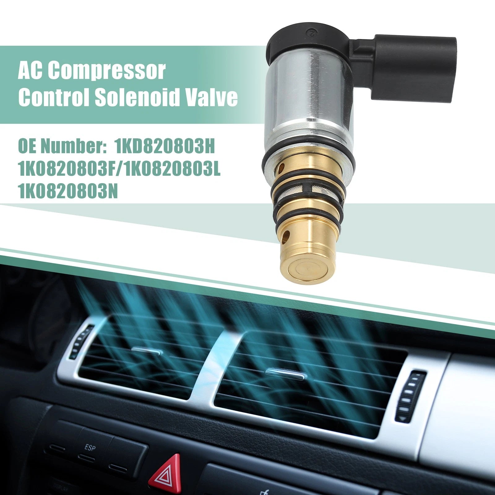 AC Compressor Control Solenoid Valve for Volkswagen Passat (2022–2022)