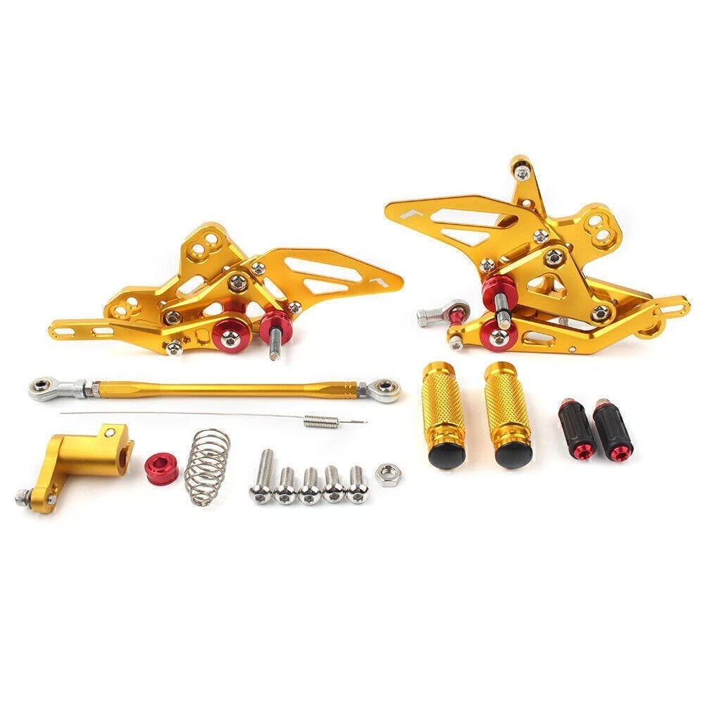 Rear Sets Foot Leg Kit for Honda CBR650R (2019–2022) / CB650F (2014–2018) Gold