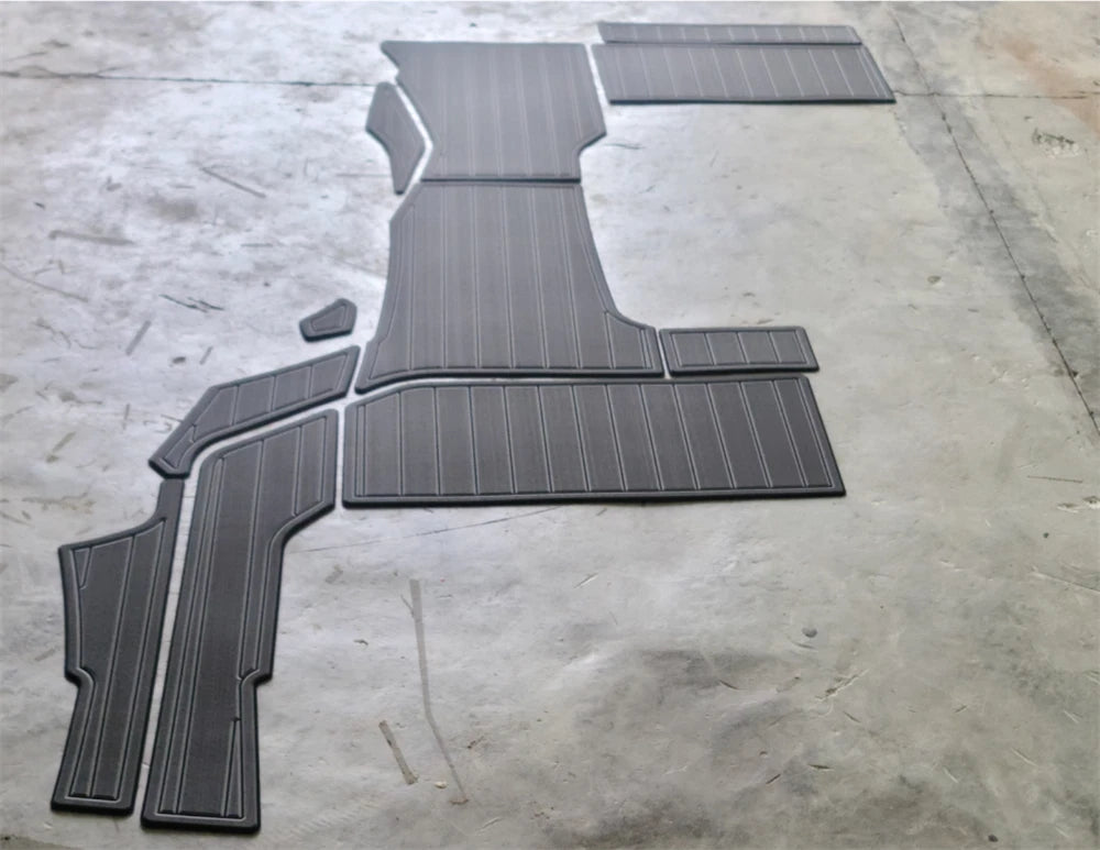 EVA Foam Faux Teak Decking Floor Mat for Monterey 280 (2012)