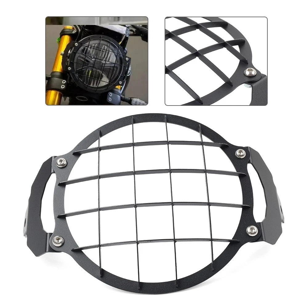 Headlight Cover Protector Grille Mesh Guard for Speed 400 Scrambler 400X (2024)
