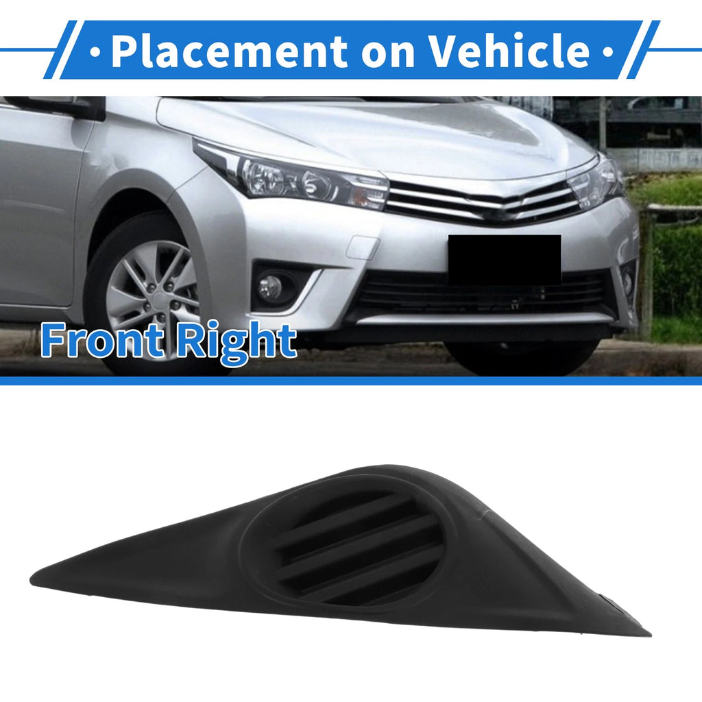 Front Right Fog Light Grill Replacement for Toyota Corolla (2012–2017)