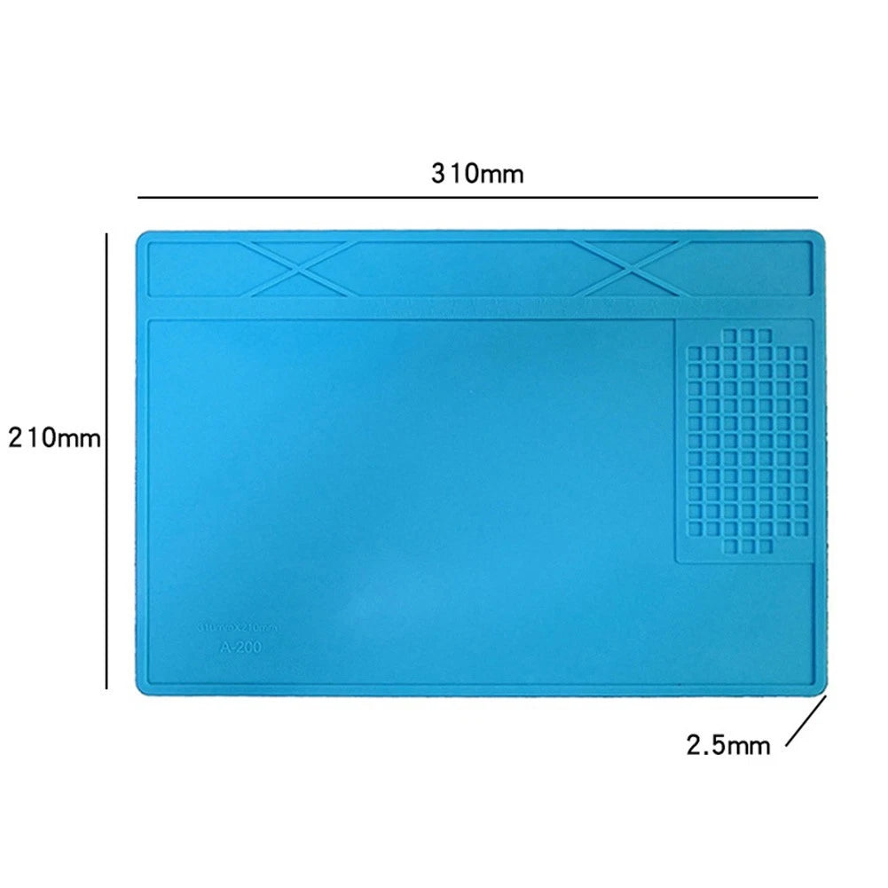 Heat Resistant Silicone Soldering Mat A200 for Electronics Tasks