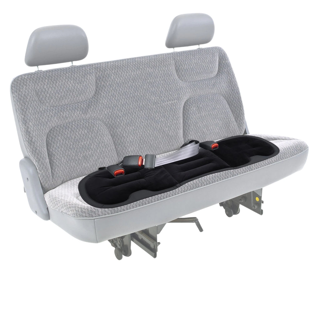 Black Velvet Rear Bench Seat Cover for