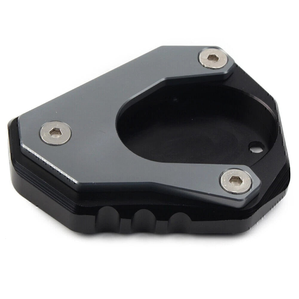 CNC Gray Foot Stand Side Extension Plate for KAWASAKI Ninja 400 Versys650 KLX250