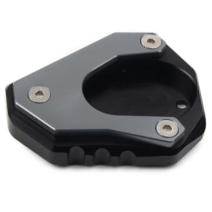 CNC Gray Foot Stand Side Extension Plate for KAWASAKI Ninja 400 Versys650 KLX250