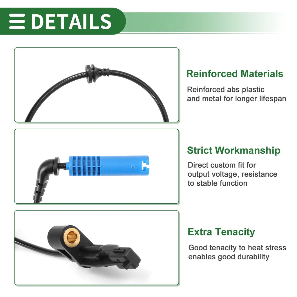 ABS Wheel Speed Sensor Front for BMW 325i E46 (2002–2005)