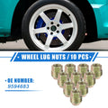 Wheel Lug Nut Set 10pc Replacement for Chevrolet Equinox Chrysler Sebring (2000–2009)