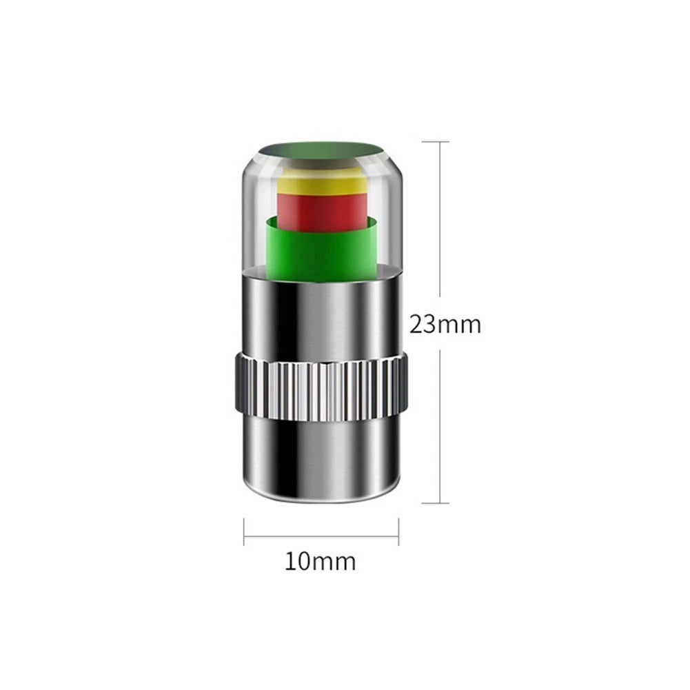 4pc/Set Car Auto Tire Monitor Valve Dust Cap Pressure Indicator Sensor Eye