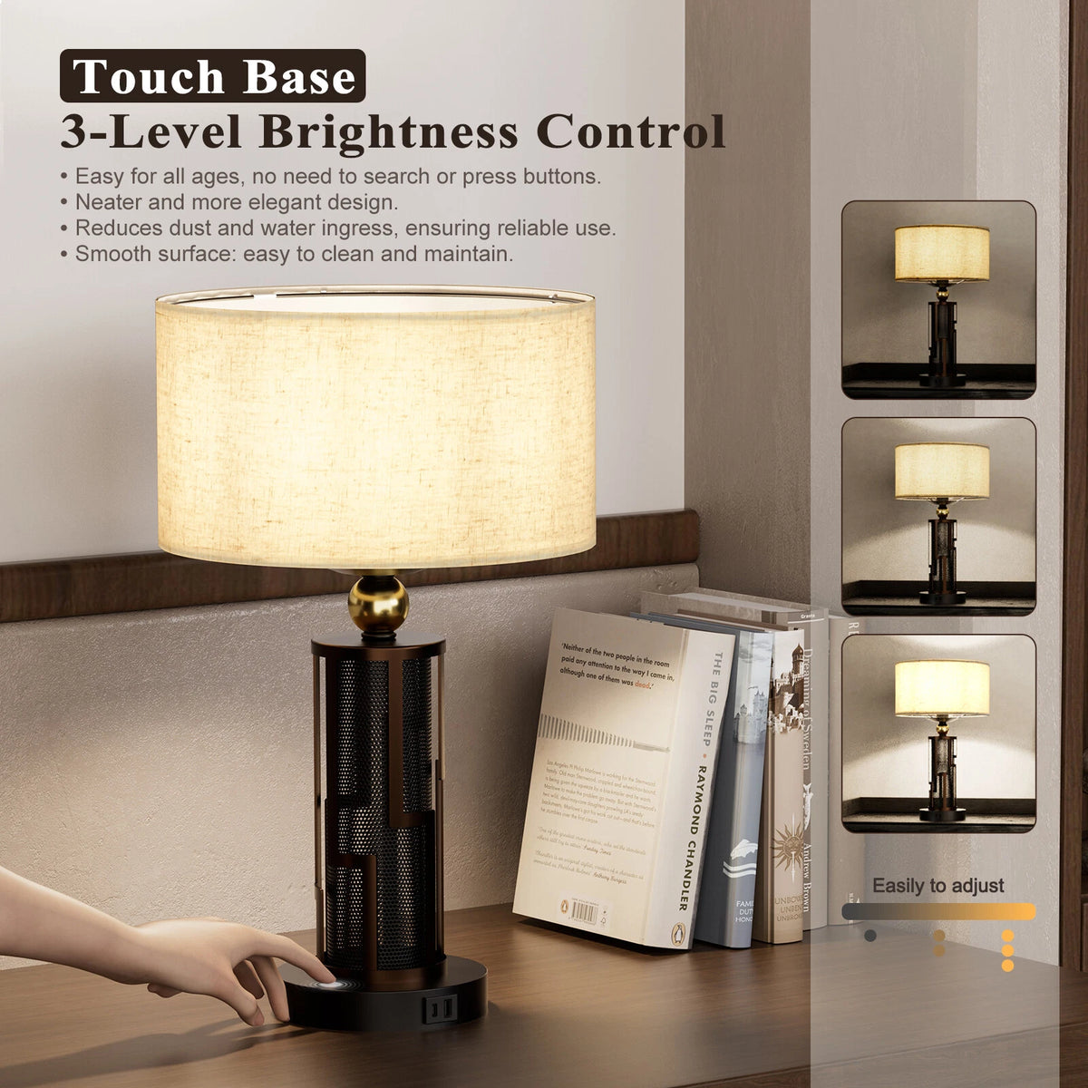Dimmable Touch Control LED Desk Lamp for Vintage Style (No Year Range)