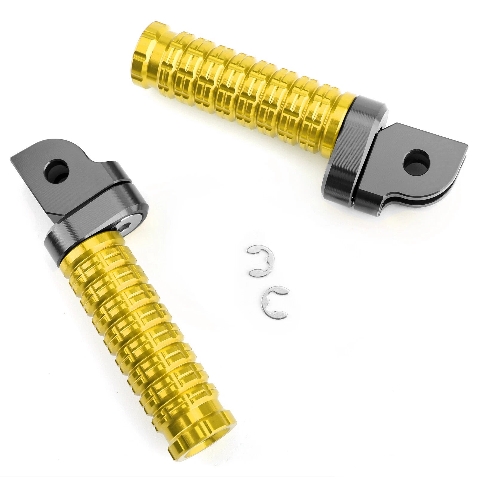 Front Footpegs for Yamaha MT-03 MT/FZ07 MT/FZ09 MT/FZ10 FZ8 FZ1 Tracer900 (2016–2023) Gold