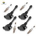 Set of 4 Ignition Coils + 4 Spark Plugs for Nissan Altima L4 2.5L (2007–2015) 22448-ED000 UF549