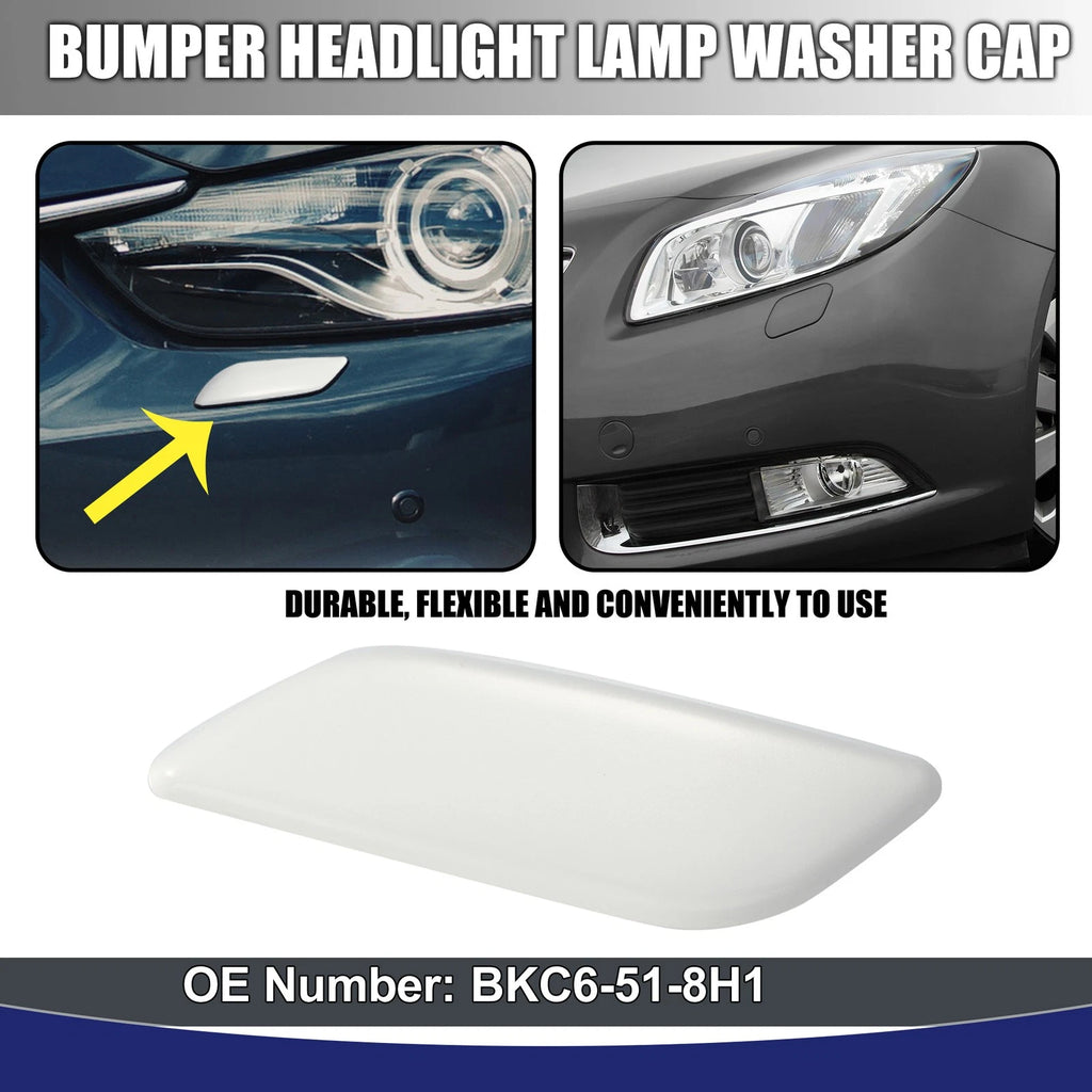 Left Front Bumper Washer Nozzle Cover Replacement for Mazda 3 (2014–2016)