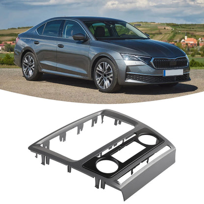 Facia Panel for Skoda Octavia Double Din Grey (Air Conditioning Use)
