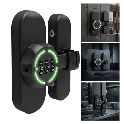 Luminous Latch Bolt Lock for Automotive Security with Numeric Password