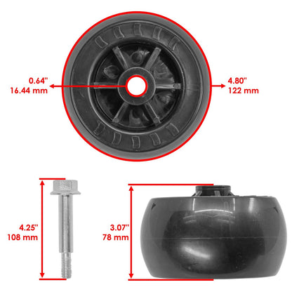 Deck Wheel for Bad Boy ZT Avenger 54 in (2020–2024) Heavy Duty Replacement