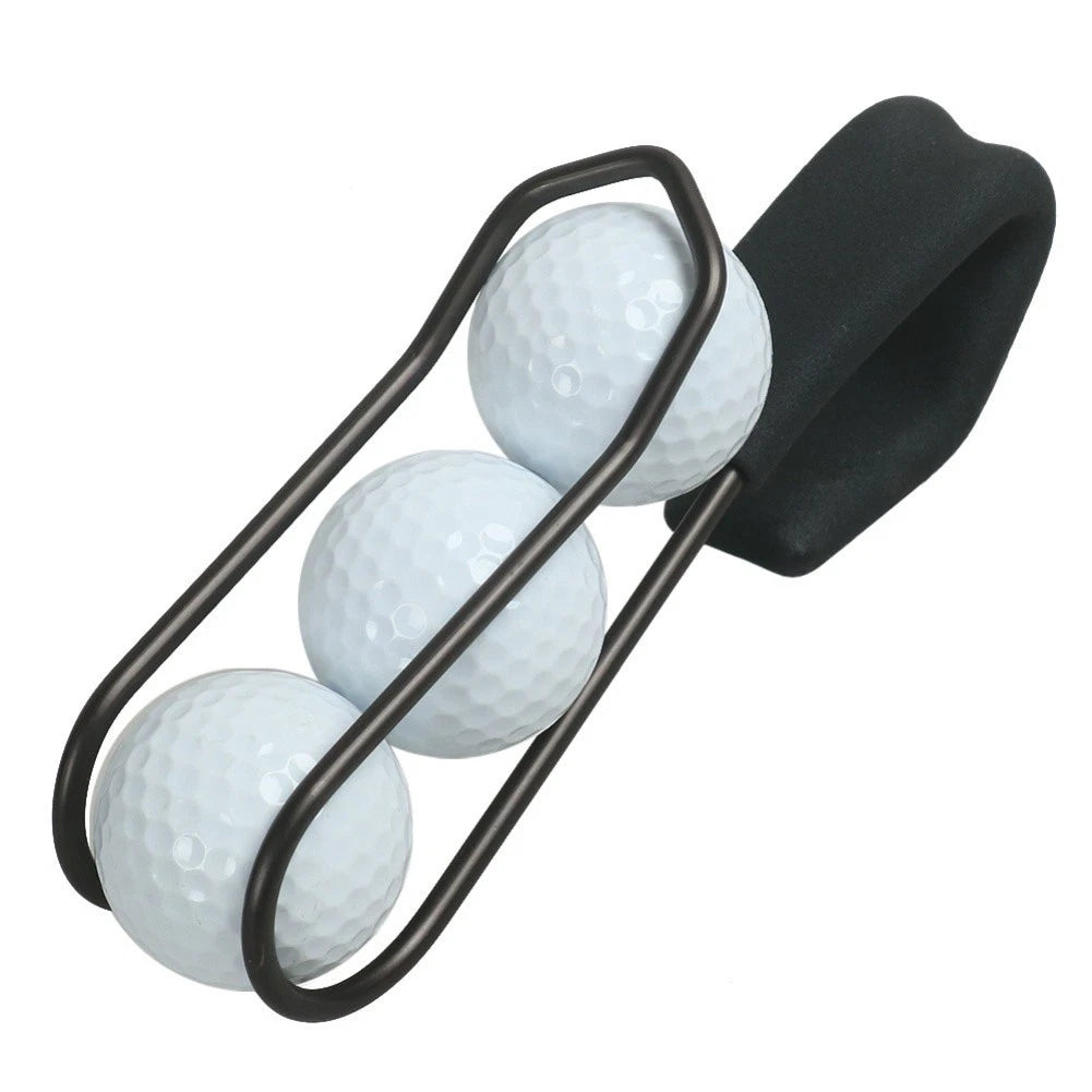 Metal Golf Bag Holder Portable Rack for Golf Courses
