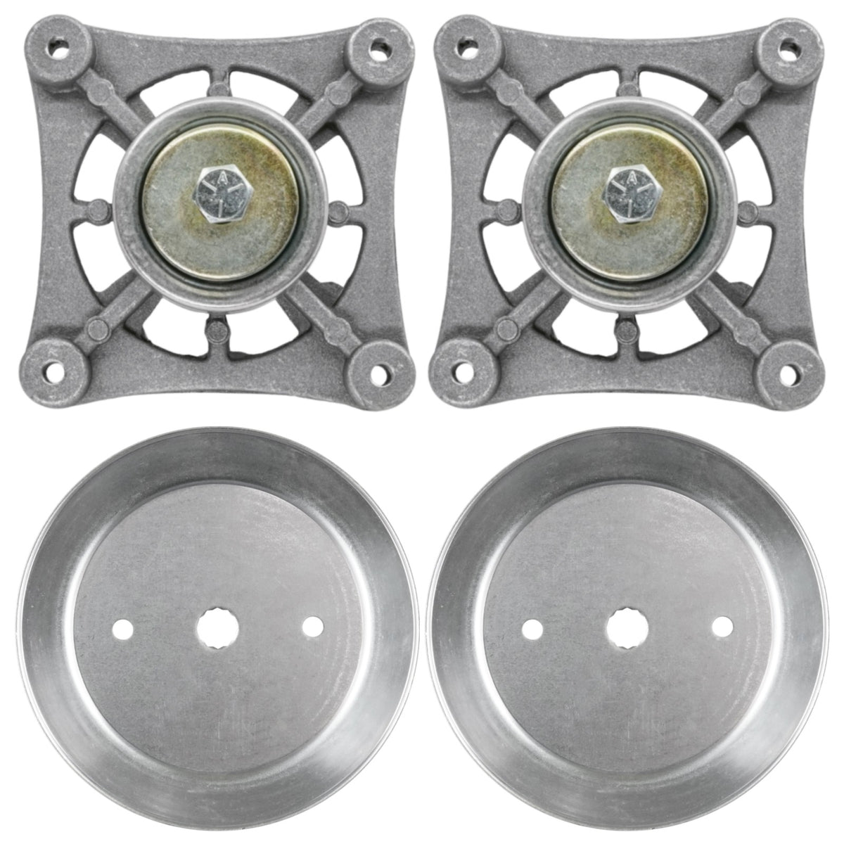 Deck Spindle and Pulley Replacement for Poulan Pro 46 Inch 175A46 (2003–2010)