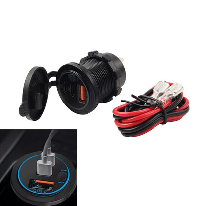 12V 24V Fast Power Charger Socket Outlet for Car Boat RV