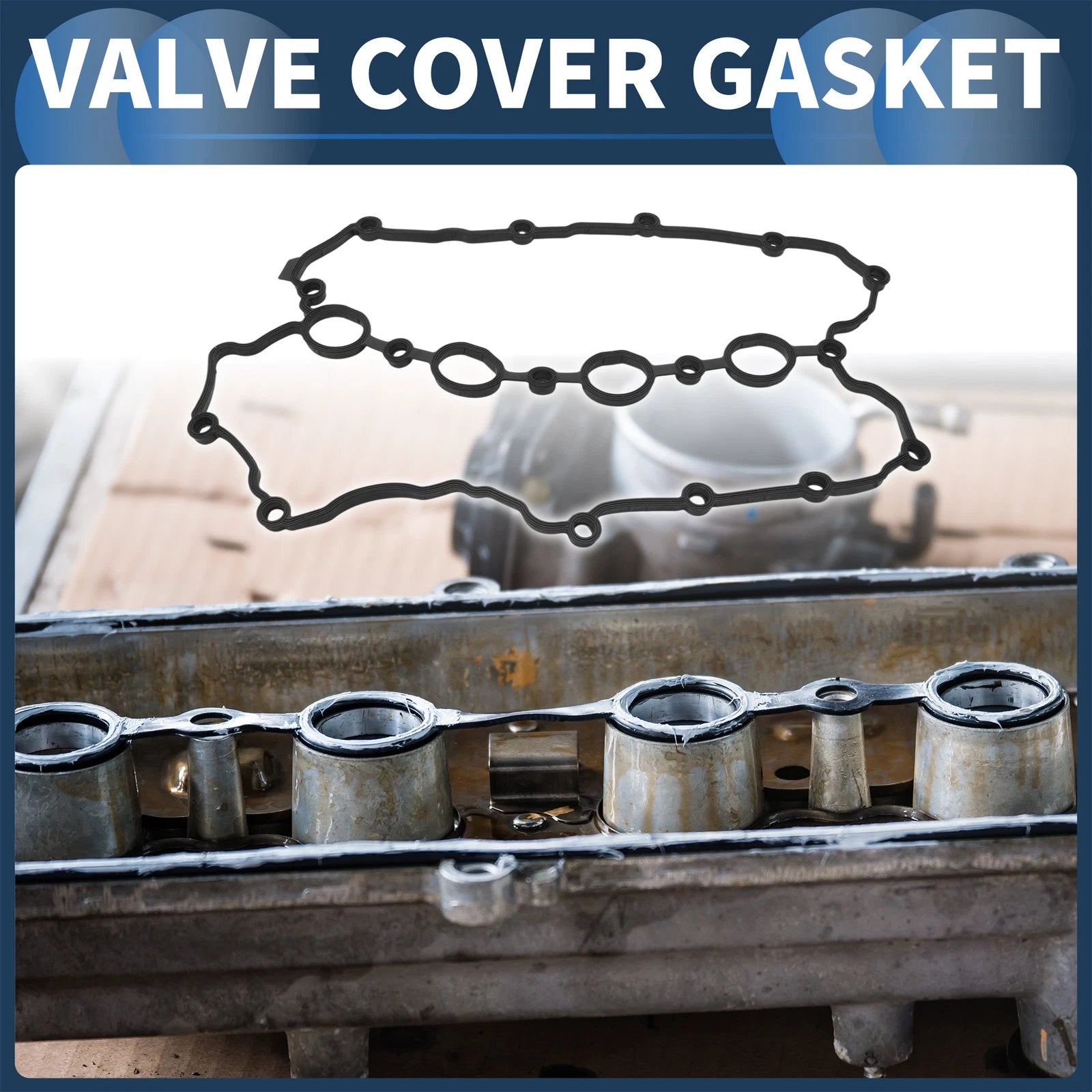 Valve Cover Gasket Set Replacement for Audi Q7 (2006–2010) 1 Piece
