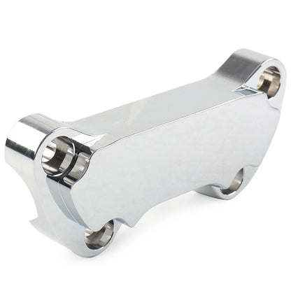 1" Handlebar Riser Top Clamp Cover for Harley Dyna Softail Sportster 883 Chrome