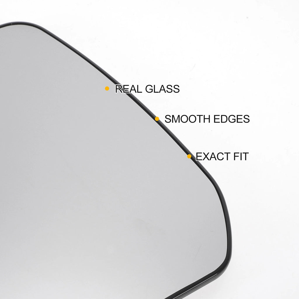 Left Upper Side Heated Convex Mirror Glass for Ford Transit MK6 MK7 (2000–2013)
