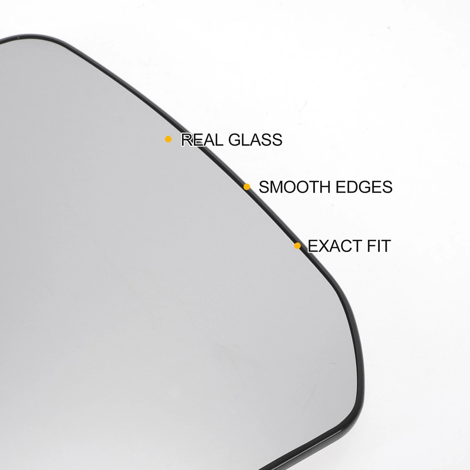 Left Upper Side Heated Convex Mirror Glass for Ford Transit MK6 MK7 (2000–2013)