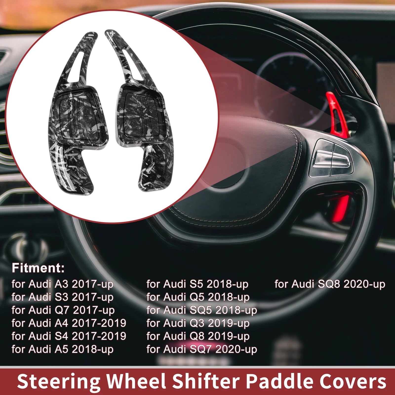 Steering Wheel Paddle Shifters Replacement for Audi A3 (2017–2024)