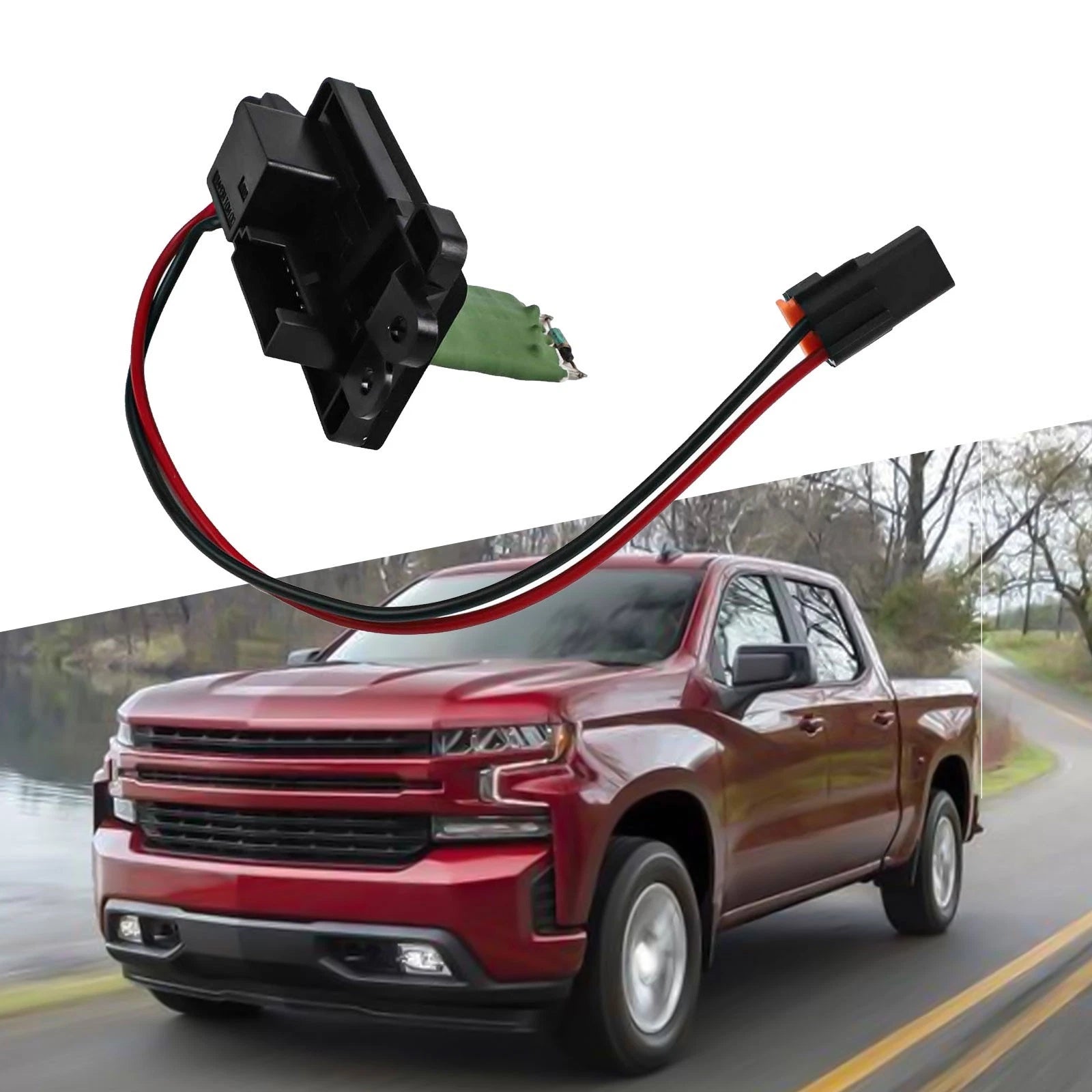 Blower Motor Fan Resistor for Chevy Silverado 1500 (2003–2006)