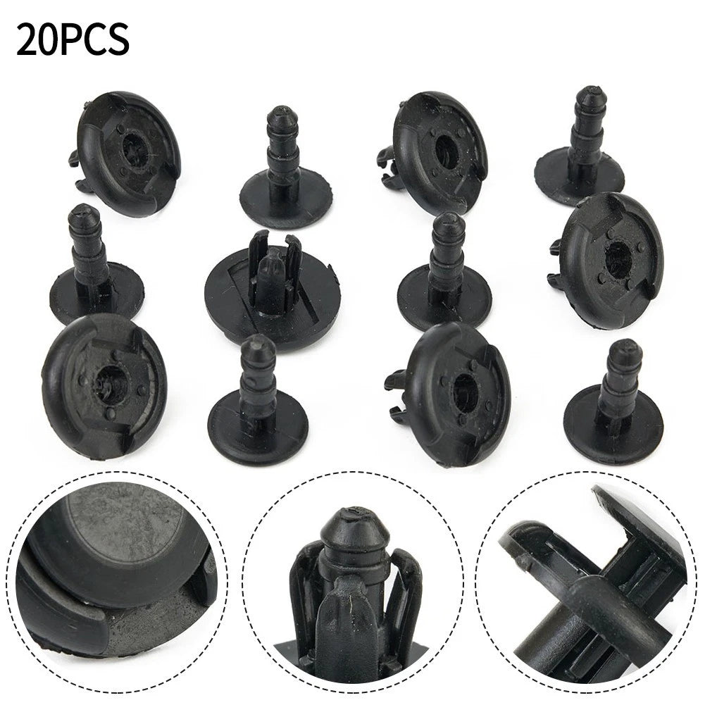 20Pcs Plastic Door Trim Clip Fasteners for Various Vehicles