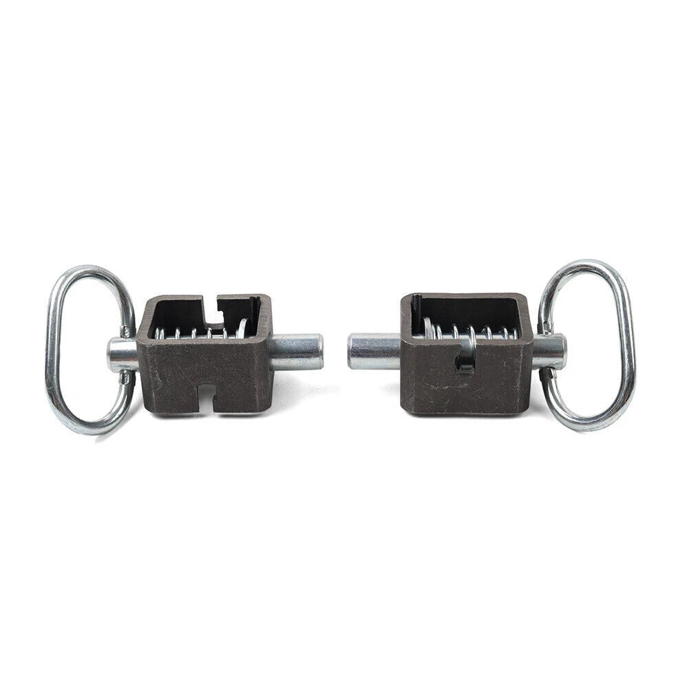 Weld-On Spring Latch Lock Assembly for Utility Steel Trailer Gate (5/8")
